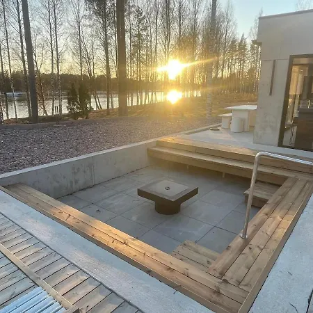 Stunning House With Heated Pool, Jacuzzi And Sauna Villa Oulu