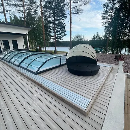 Stunning House With Heated Pool, Jacuzzi And Sauna * Oulu